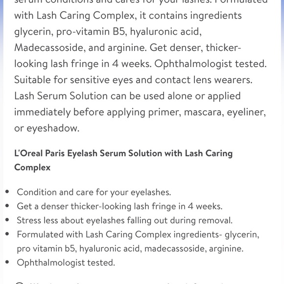 πLβOrΓ©al: Lash Serum Solution for fuller lashes - Picture 6 of 6